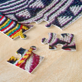 Farbige marokkanische Taqiyah-Hasen Puzzle (Seite)