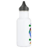 Farbige Mascots Edelstahlflasche (Links)