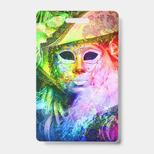 Farbige Masquerade Ausweis