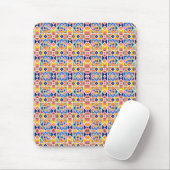 Farbige Mauspad mit kompliziertem geometrischem Fl (Mit Mouse)