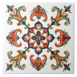 Farbige,mediterrane,mosaik, Fliese