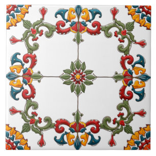 Farbige,mediterrane,mosaik, Fliese