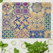 Farbige mediterrane und ägäische traditionelle Fli Geschirrtuch (Gefaltet)