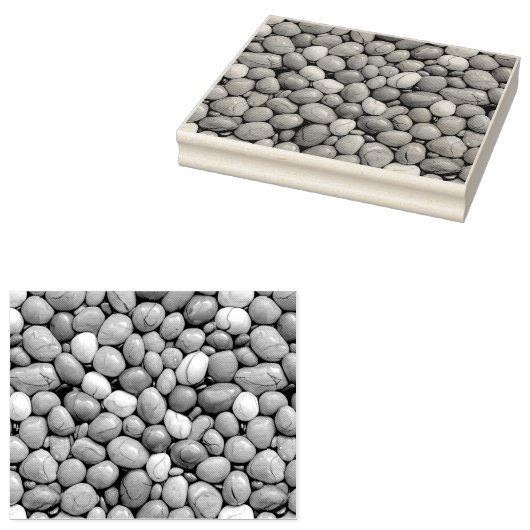 Farbige Meereskies Gummistempel (Stempel)