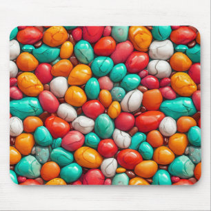 Farbige Meeresteine Mousepad