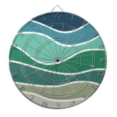 Farbige Meereswellen Dartscheibe (vorne)