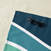 Farbige Meereswellen Strandtuch (Beispiel)