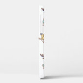 Farbige Meereswelt mit Seestern und Fischen v Case-Mate iPhone Hülle (Rückseite / Links)