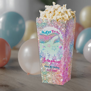Farbige Meerjungfrau Erste Geburtstag Popcorn Geschenkschachtel