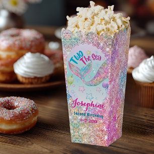Farbige Meerjungfrau Second Geburtstag Popcorn Geschenkschachtel