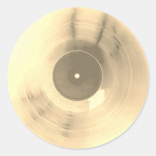 Farbige metallische Retroabdeckung Runder Aufkleber