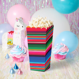 Farbige mexikanische Streifen Sarape Popcorn Geschenkschachtel