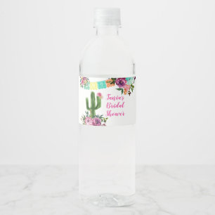 Farbige mexikanische Taco-Bout-Liebe-Wasserflasche Wasserflaschenetikett