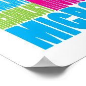 Farbige Mikrobiologie Poster (Ecke)