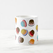 Farbige Mini-Donut-Muster-Tasse Kaffeetasse (Mittel)