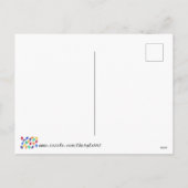 Farbige Mini-Ostereier, Geleebohnen Postkarten (Rückseite)