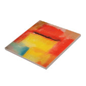 Farbige Minimalistische Abstrakte Kunstwerke Fliese (Seite)