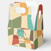 Farbige Minimalistische Gastgeschenk Hochzeiten Geschenkschachtel (Geöffnet)