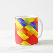Farbige Mischung abstrakter Hintergrund Design abs Kaffeetasse (VorderseiteRechts)