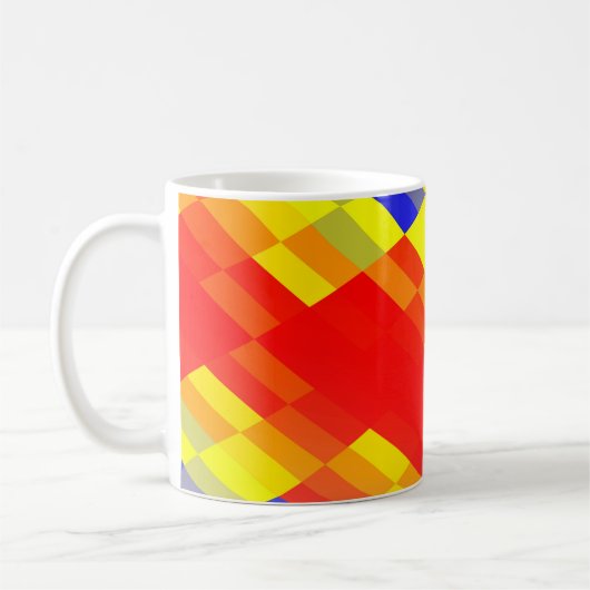 Farbige Mischung abstrakter Hintergrund Design abs Kaffeetasse (Links)