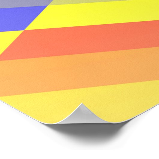 Farbige Mischung abstrakter Hintergrund Design abs Poster (Ecke)