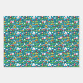 Farbige Mix Themed Geschenkpapier Set (Vorderseite 3)
