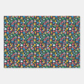 Farbige Mix Themed Geschenkpapier Set (Vorderseite 2)