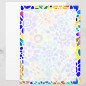 Farbige Mod floral (Vorne/Hinten)