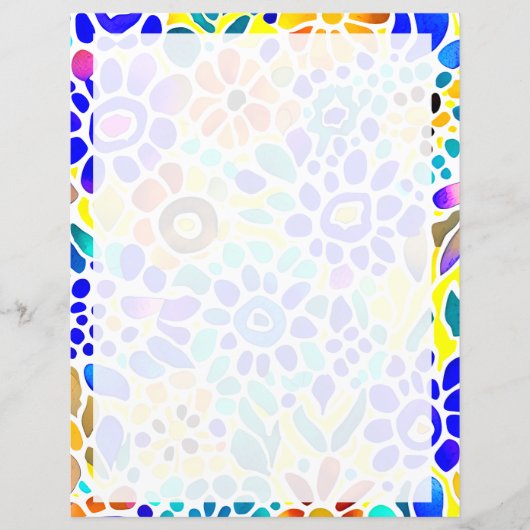 Farbige Mod floral (Vorderseite)