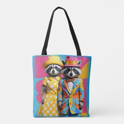 Farbige Mod-Schläger aus den 60er Jahren Tasche (Rückseite)