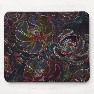Farbige Modern Abstrakte Blume Mouse Pad Mousepad