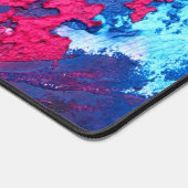 Farbige, moderne Abstrakte Farbe - Name Schreibtischunterlage (Ecke)