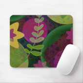 Farbige moderne abstrakte Kunst Botanical Floral Mousepad (Mit Mouse)