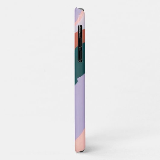 Farbige moderne Abstrakte Kunst Individuelle Name Case-Mate iPhone Hülle (Hinten/Links)