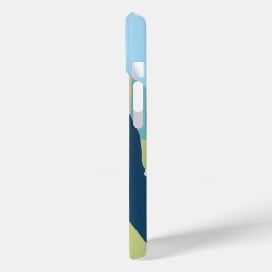 Farbige moderne Abstrakte Kunst Individuelle Name Case-Mate iPhone Hülle (Rückseite / Links)