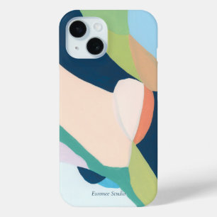 Farbige moderne abstrakte Kunst mit individuellem  Case-Mate iPhone Hülle
