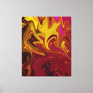 Farbige Moderne Abstrakte Kunst   Pastell Öl Leinw Leinwanddruck