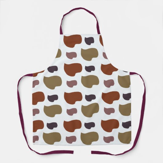 Farbige moderne Abstrakte Künstlerin Schürze (Vorderseite)