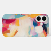 Farbige moderne abstrakte Malerei Case-Mate iPhone Hülle (Rückseite (Horizontal))