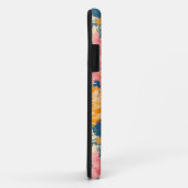 Farbige moderne Blume Blumenmuster Case-Mate iPhone Hülle (Hinten/Rechts)