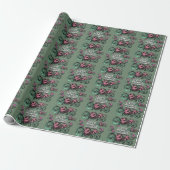 FARBIGE MODERNE BLUMEN GESCHENK TOCHTER SCHWESTER GESCHENKPAPIER (Ungerollt)