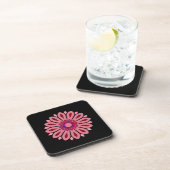 FARBIGE MODERNE BLUMEN GESCHENK TOCHTER SCHWESTER GETRÄNKEUNTERSETZER (Rechte Seite)