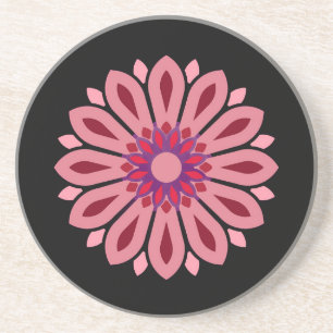 FARBIGE MODERNE BLUMEN GESCHENK TOCHTER SCHWESTER GETRÄNKEUNTERSETZER