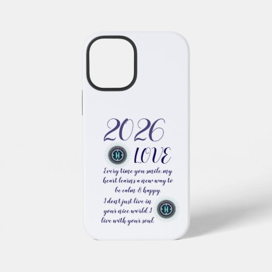 FARBIGE MODERNE BLUMEN GESCHENK TOCHTER SCHWESTER iPhone HÜLLE (Rückseite)