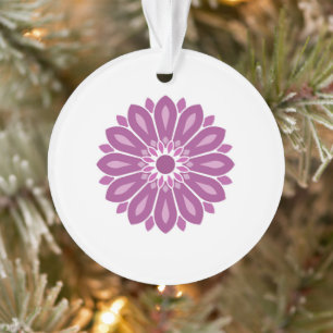 FARBIGE MODERNE BLUMEN GESCHENK TOCHTER SCHWESTER ORNAMENT