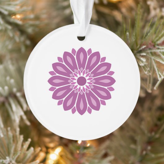 FARBIGE MODERNE BLUMEN GESCHENK TOCHTER SCHWESTER ORNAMENT (Baum)