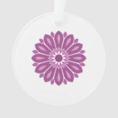 FARBIGE MODERNE BLUMEN GESCHENK TOCHTER SCHWESTER ORNAMENT (Vorderseite)