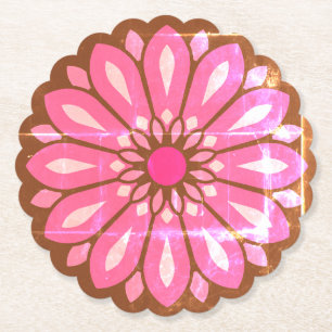 FARBIGE MODERNE BLUMEN GESCHENK TOCHTER SCHWESTER  UNTERSETZER