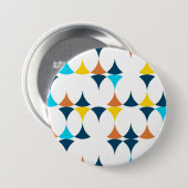 Farbige, moderne, coole, trendige geometrische For Button (Vorne & Hinten)