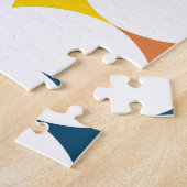 Farbige, moderne, coole, trendige geometrische For Puzzle (Seite)